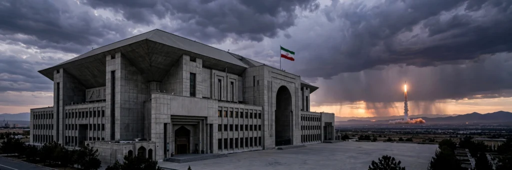 ایرانی پارلیمنٹ کی عمارت — ایران کے نئے وزیر دفاع کی خبر کی نمائندہ تصویر